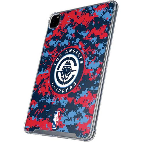 NBA LA Clippers Digi Camo iPad Pro 12.9in (2020) Clear Case